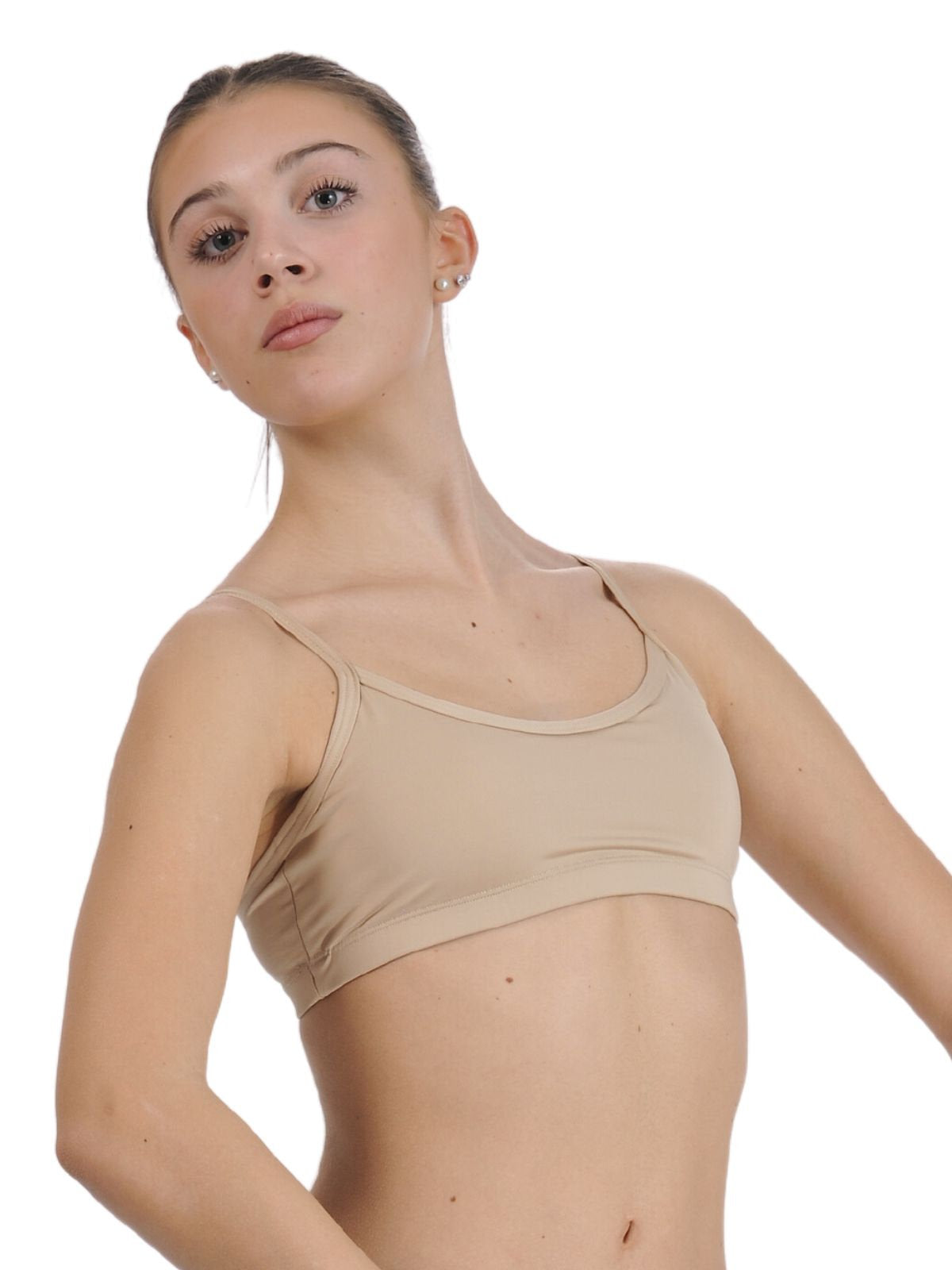 64 - TOP IN STRETCH FABRIC COVERED IN COTTON 64 - TOP IN STRETCH FABRIC COVERED IN COTTON