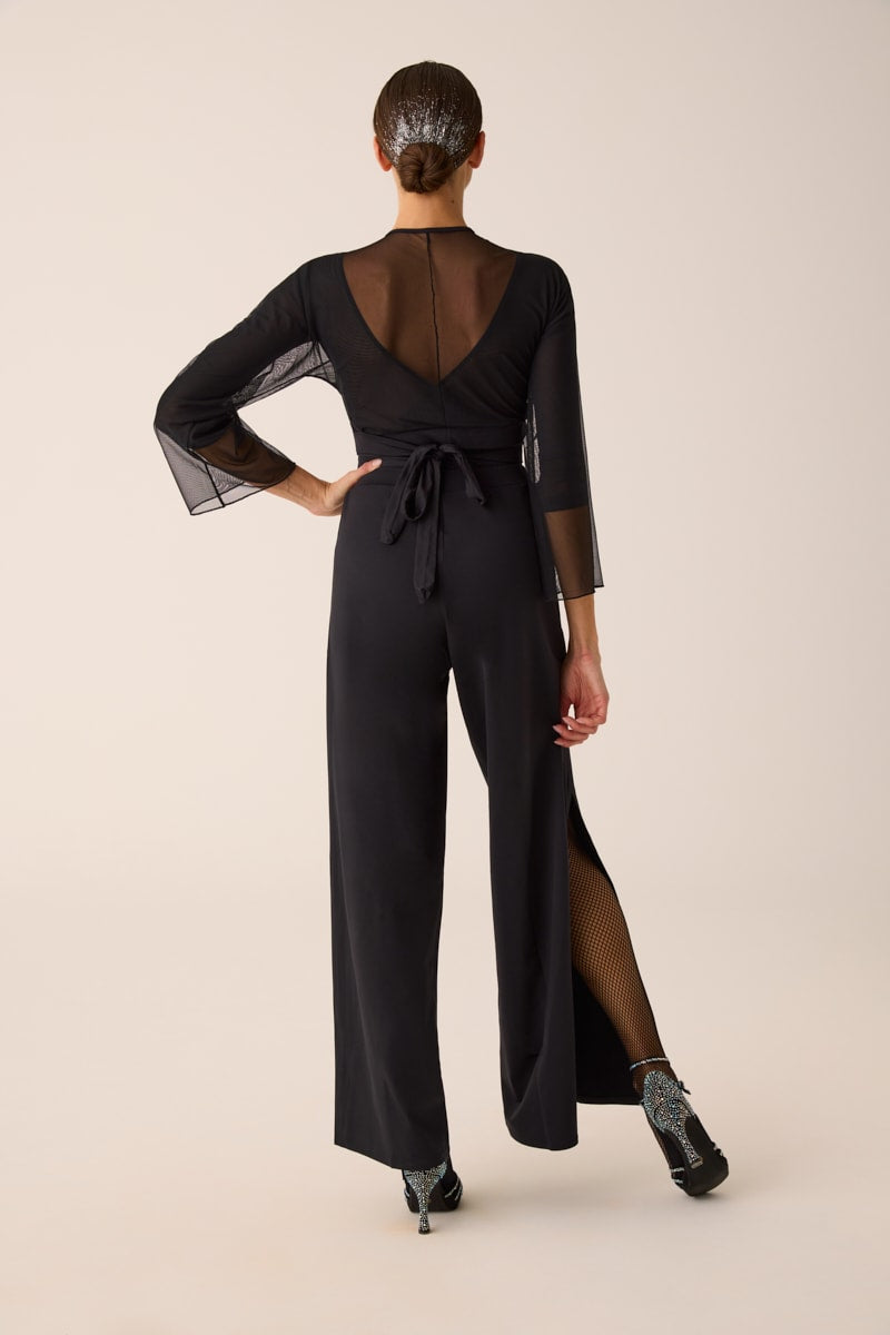 277 - MANIKA KIMONO SHAWL WITH STRETCH TULLE FABRIC