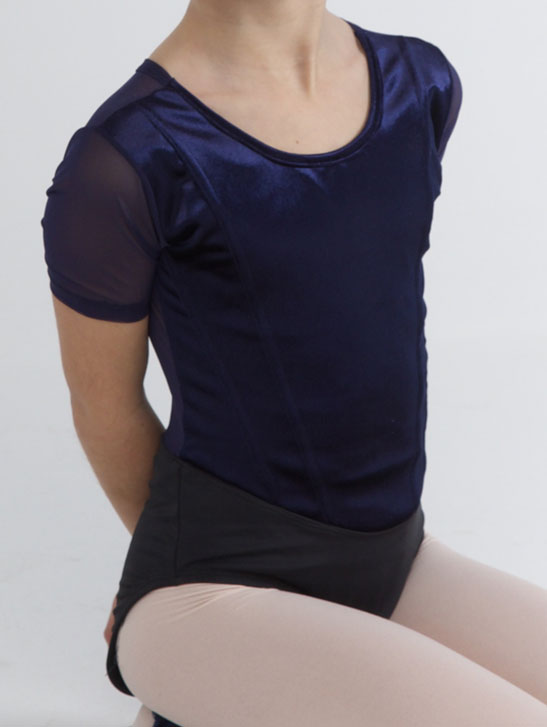 290/C - BODY BIMBA CON ELEGANTE CORPETTO IN VELLUTO