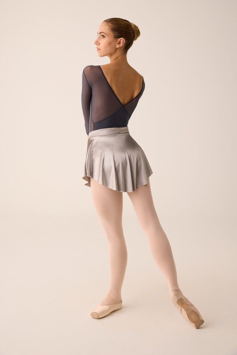 290 - SQUARE NECKLINE BODYSUIT WITH VELVET BODICE