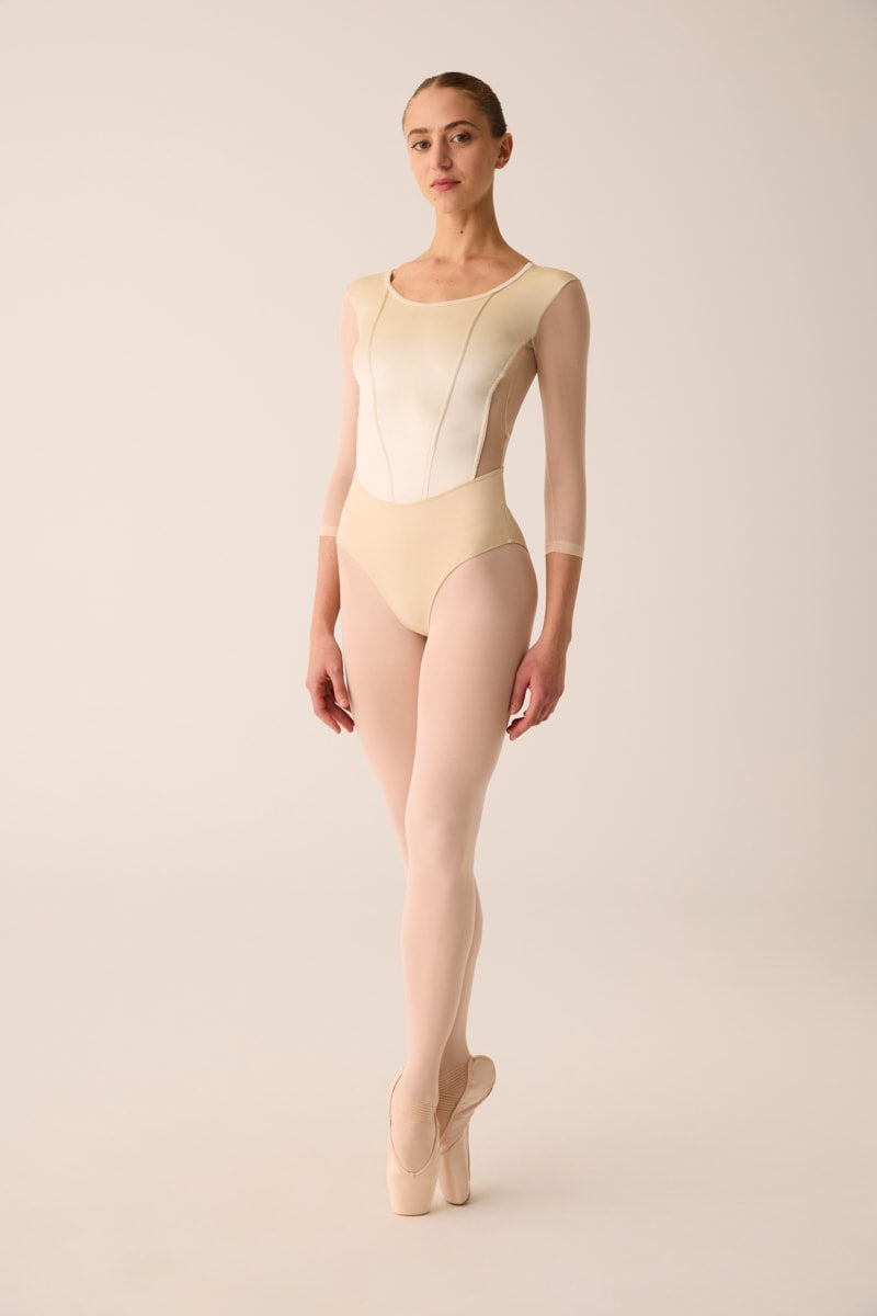 290 - SQUARE NECKLINE BODYSUIT WITH VELVET BODICE