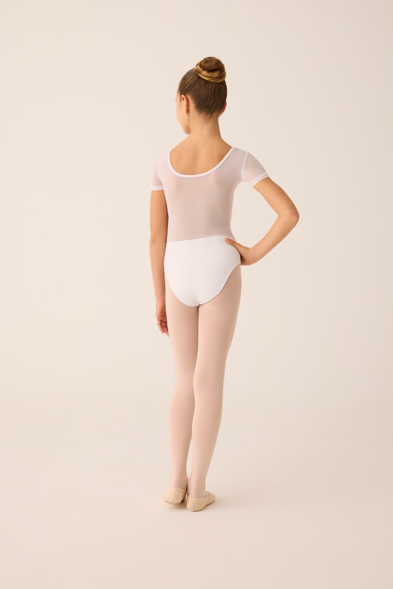 292/C - GIRL'S BODYSUIT WITH MICROFIBER BODIES