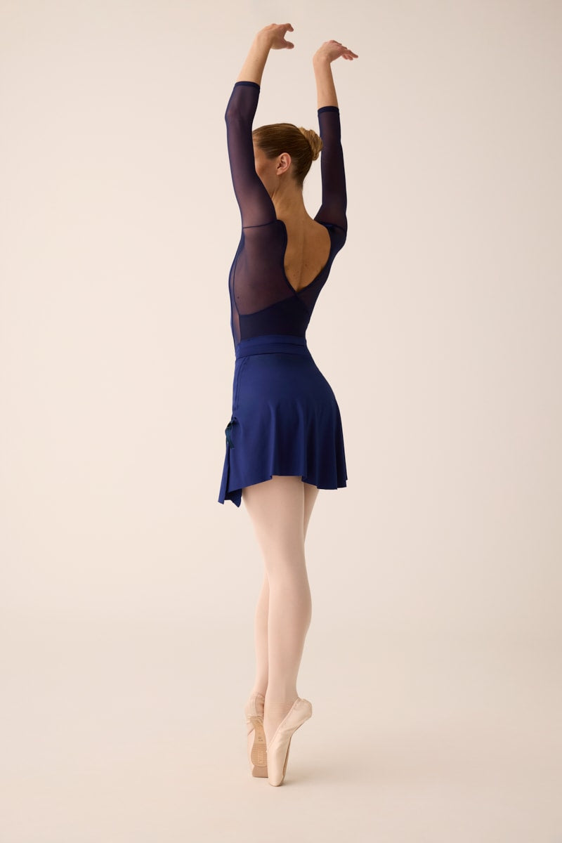 293 - MICROFIBER GRAINED SKIRT