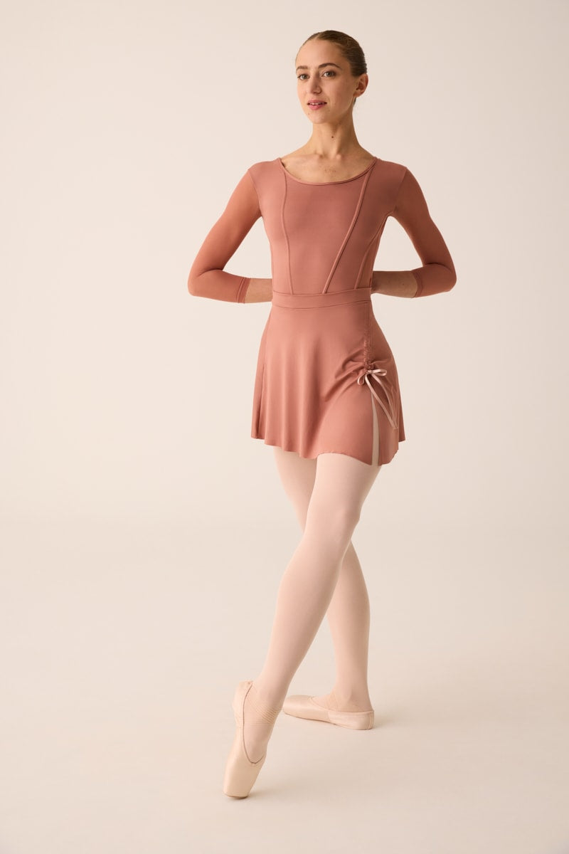 293 - MICROFIBER GRAINED SKIRT