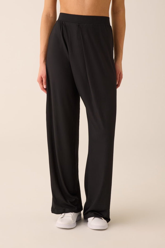 297 - PANTALONE A VITA ALTA IN BAMBOO