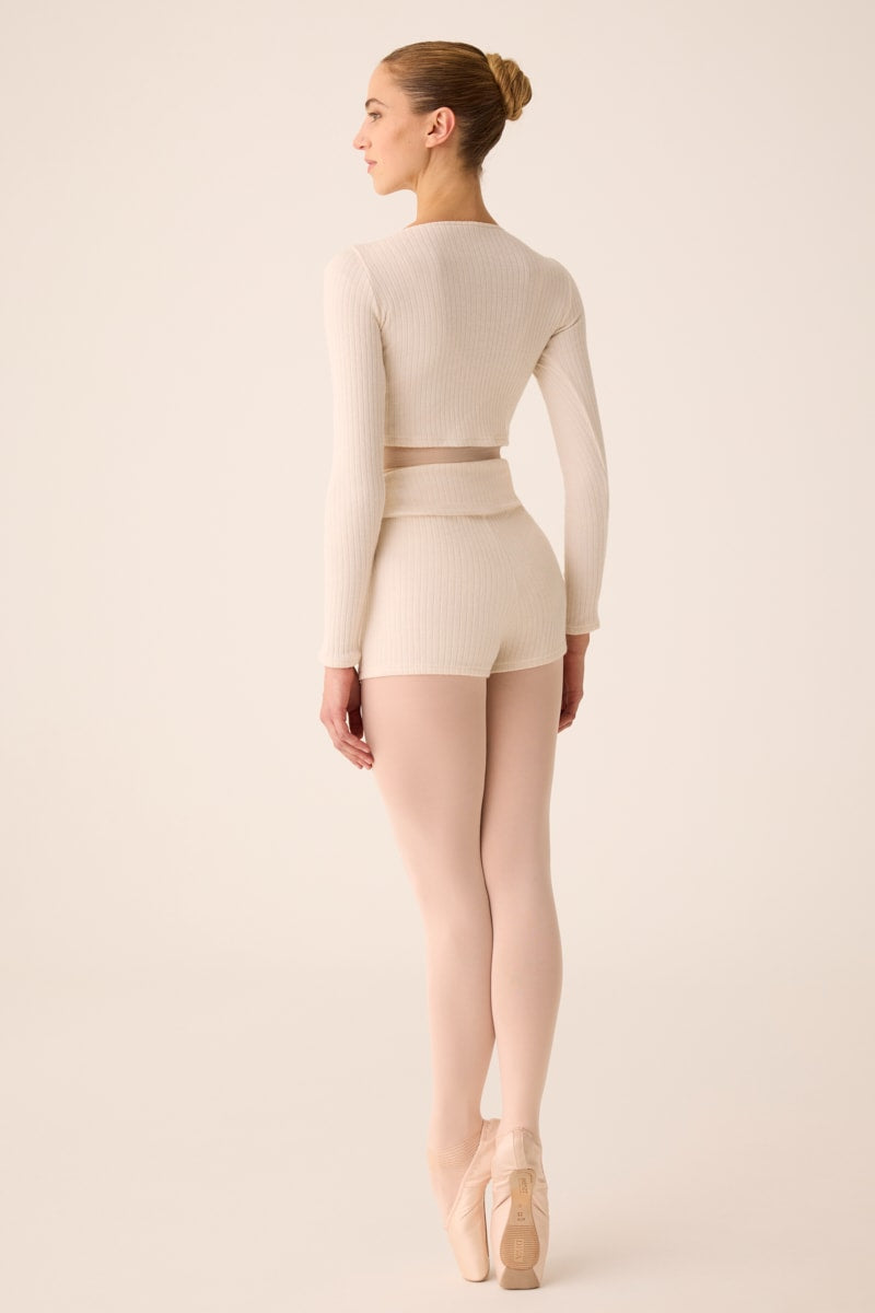 304 - FITTED SHORTS WITH WIDE WAISTBAND