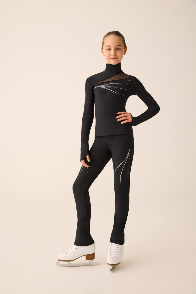 309 - MAGLIA TERMICA CON INSERTO IN TULLE