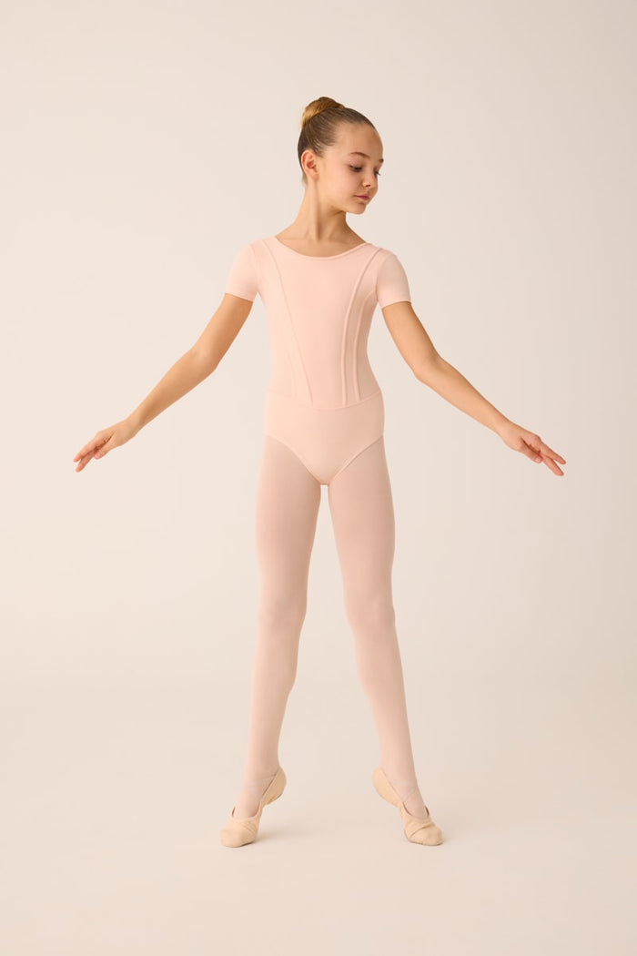 318 - BODY BIMBA EFFETTO BUSTIER IN COTONE