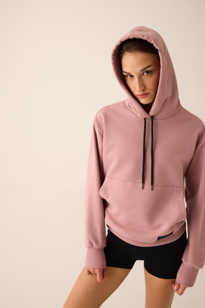 265 - CROP CUT OUT SWEATSHIRT TOP WITH ELASTIC WAIST