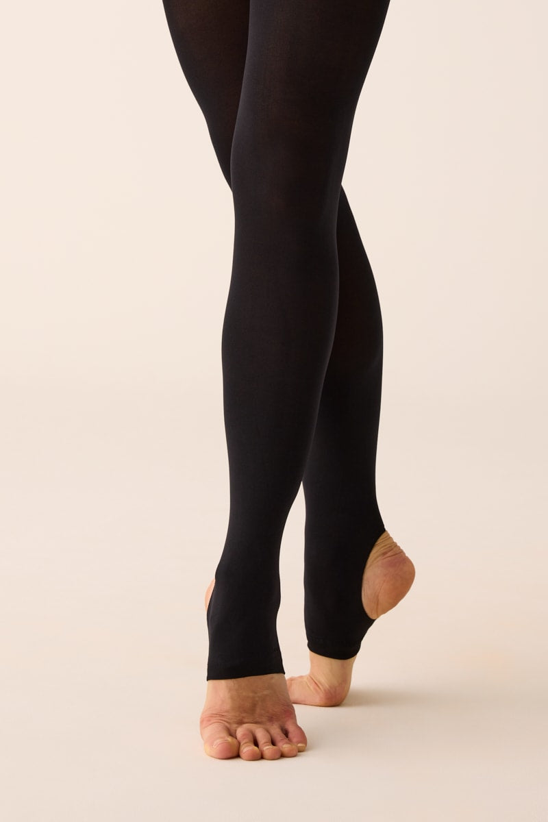397 - 80 DEN MATT MICRO STIRRUPS TIGHTS