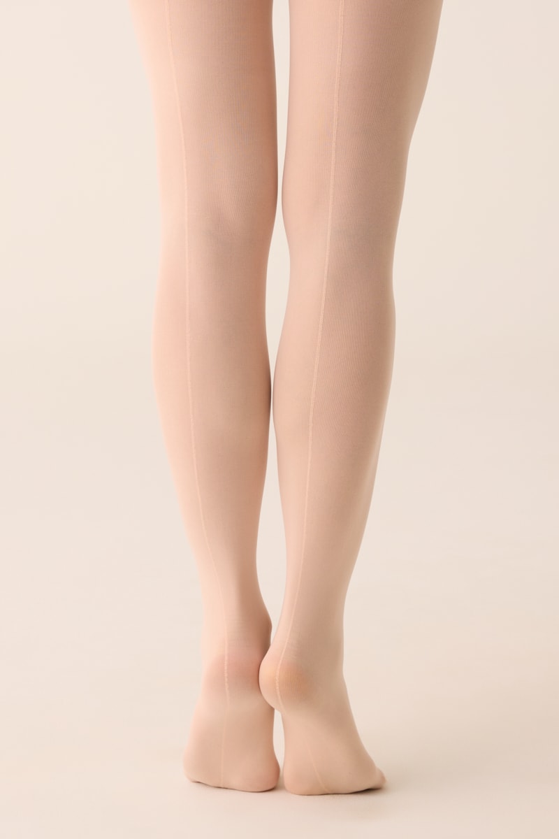 511 - 40 DEN MICRO TIGHTS WITH BACK SEAM STUDIO BASIC