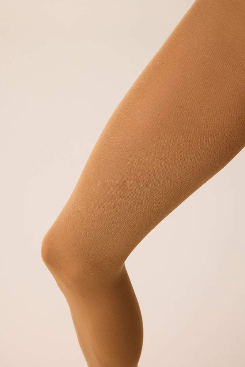 518/P - 70DEN SOFT MICROFIBER SHOE COVER TIGHTS WITH INSOLE STRAP