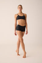 64 - TOP IN STRETCH FABRIC COVERED IN COTTON
