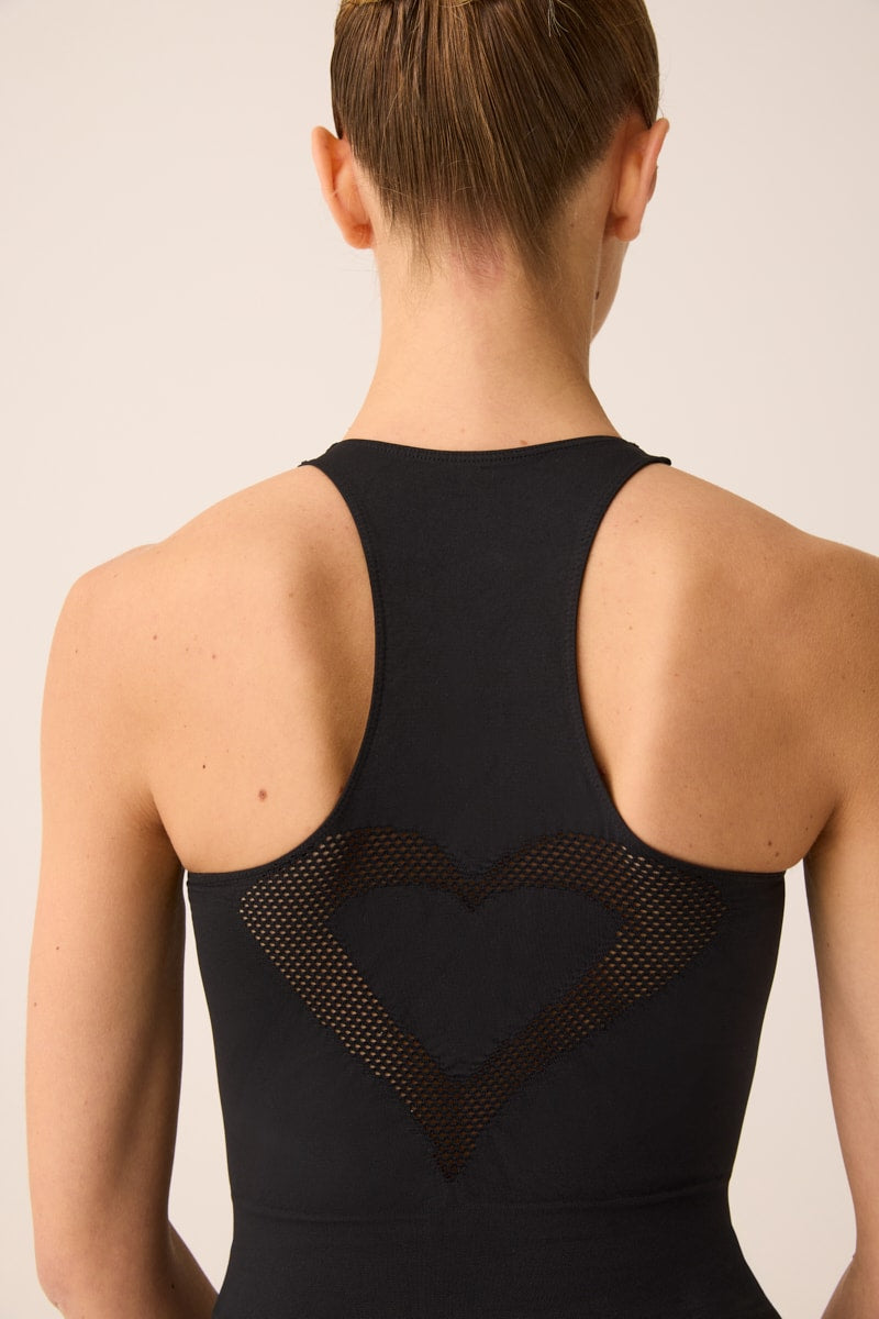 93 - SEAMLESS TOP WITH MESH BACK DESIGN