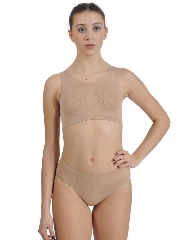 28 - STRETCH TULLE BODYSUIT WITH TURTLENECK