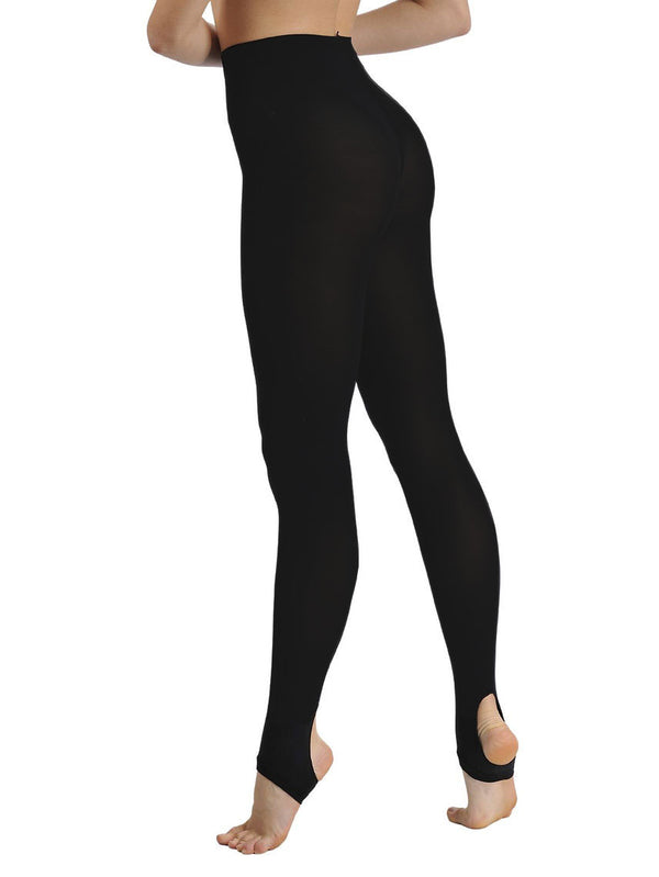 397 - 80 DEN MATT MICRO STIRRUPS TIGHTS