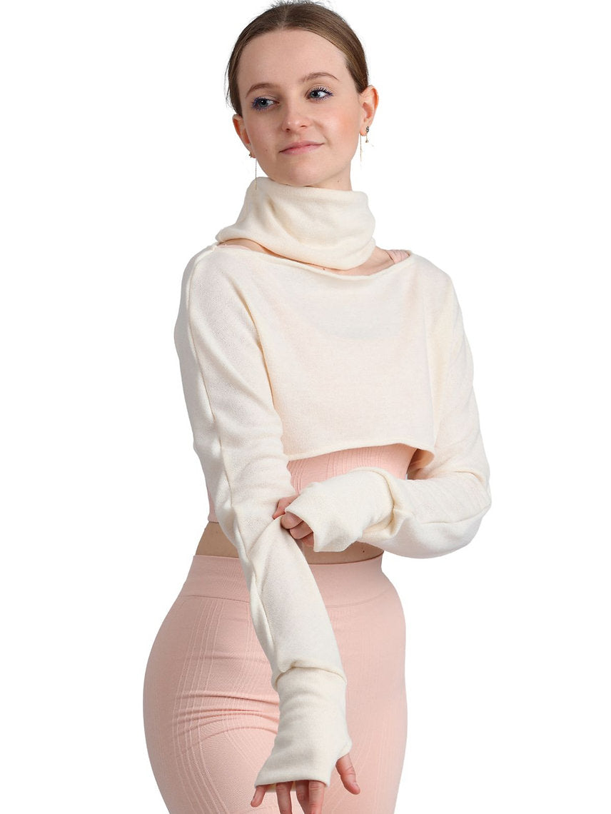 174 - WOOL SHAWL WITH DETACHABLE COLLAR