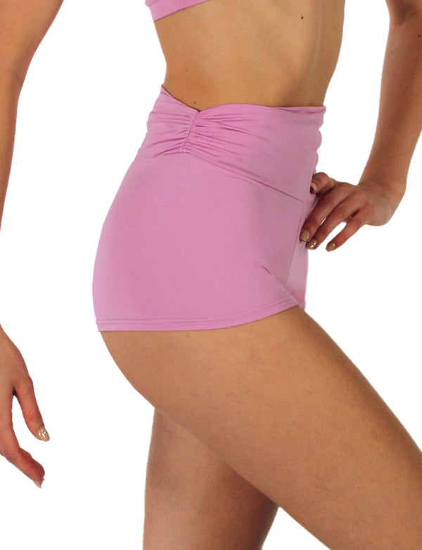 249 - SILK-EFFECT CULOTTE WITH RUFFLED EDGE