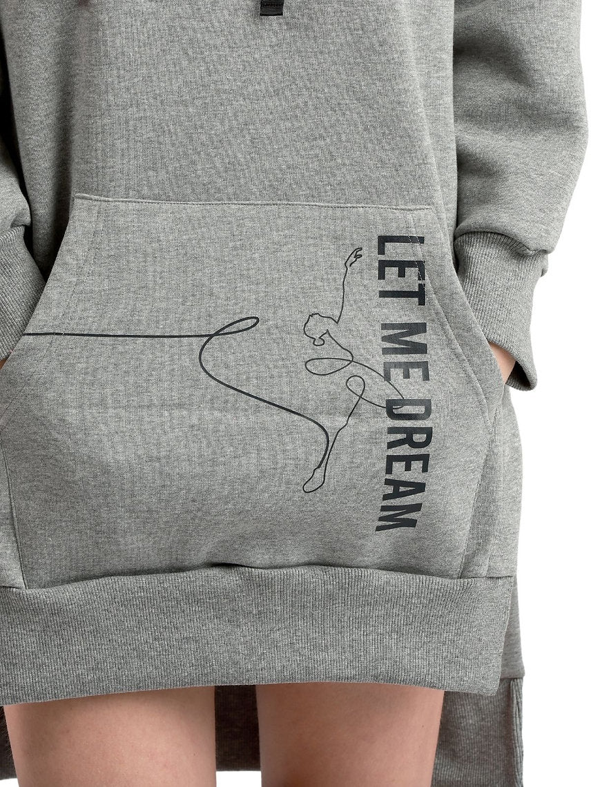 170 - FELPA OVERSIZE C/CAPPUCCIO