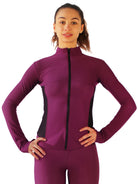 281 - WAISTED THERMAL JACKET WITH ZIP