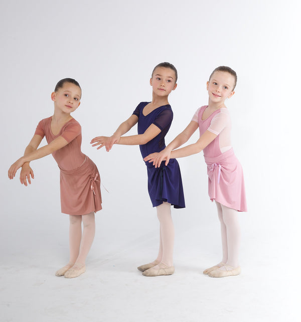 293/C - GIRL'S MICROFIBER GRAINED SKIRT