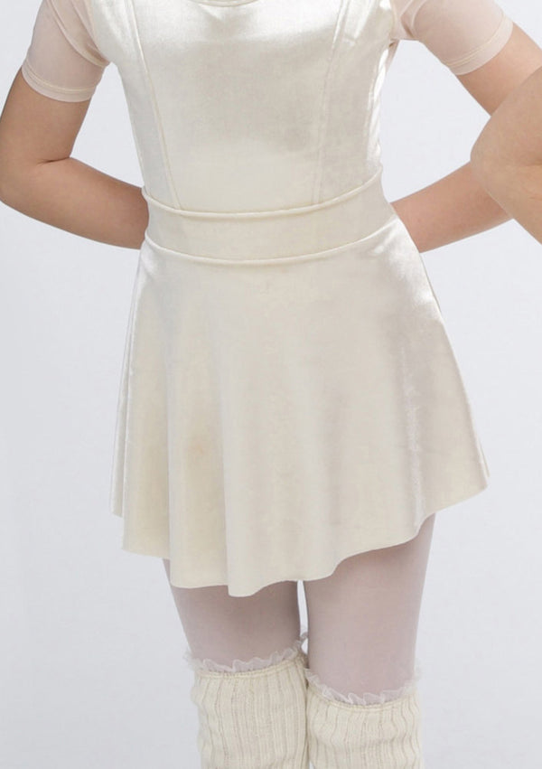 291/C - GIRL'S VELVET PULL SKIRT