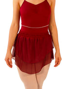 273 - SHORT SKIRT WITH DOUBLE TULLE RUFFLE