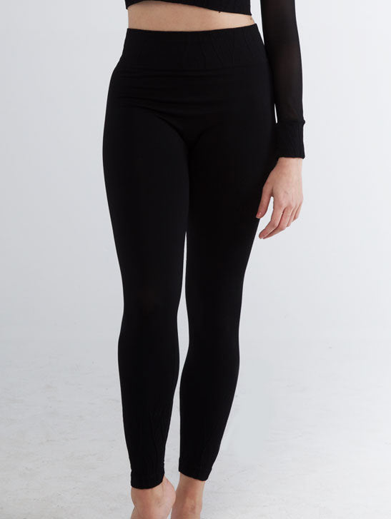 238 - LEGGING IN SEAMLESS CONTENITIVO A RILIEVO