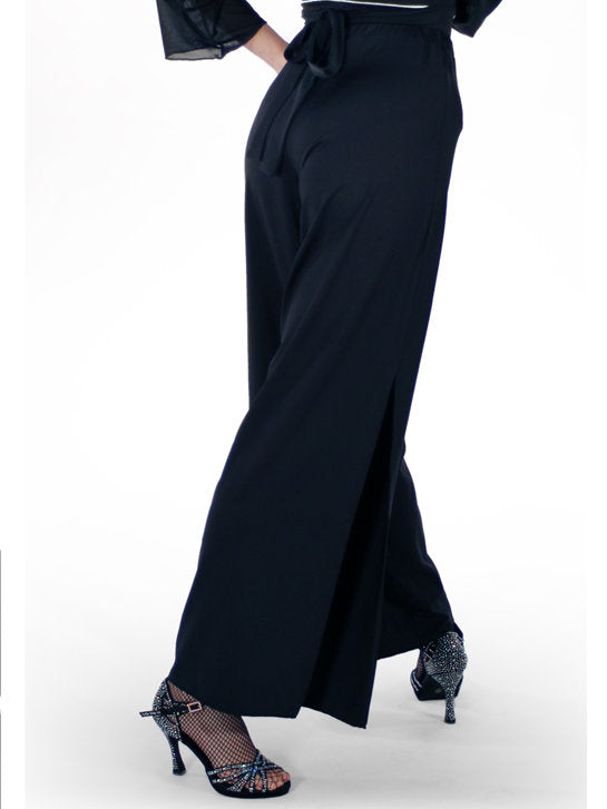 278 - PANTALONE A PALAZZO CON SPACCO LATERALE