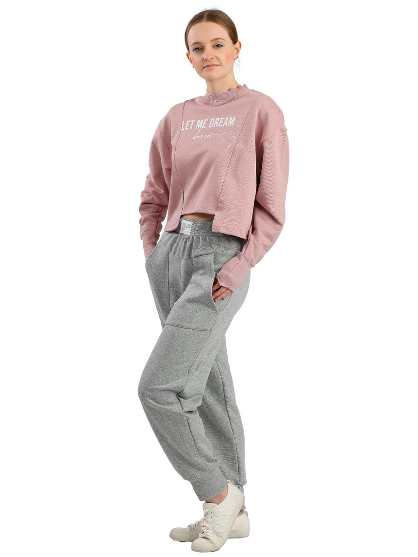 165 - PANTALONE FELPA CON ELASTICO IN FONDO
