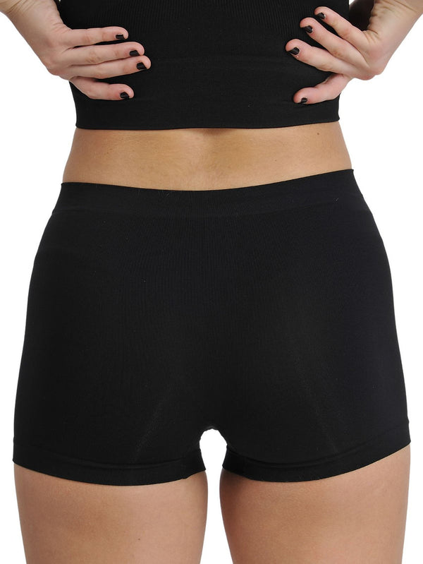 6 - SEAMLESS SHORT IN TACTEL MICROFIBER