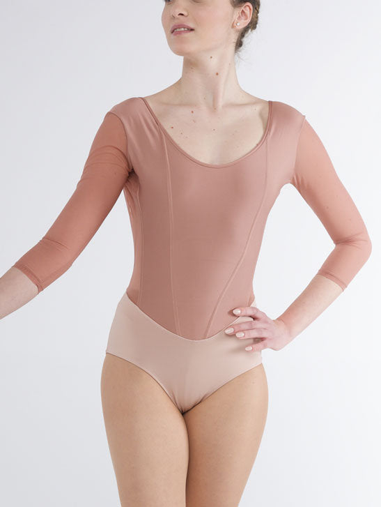 292 - BODY CON CORPETTO IN MICROFIBRA