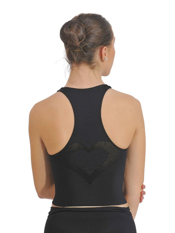 93 - SEAMLESS TOP WITH MESH BACK DESIGN